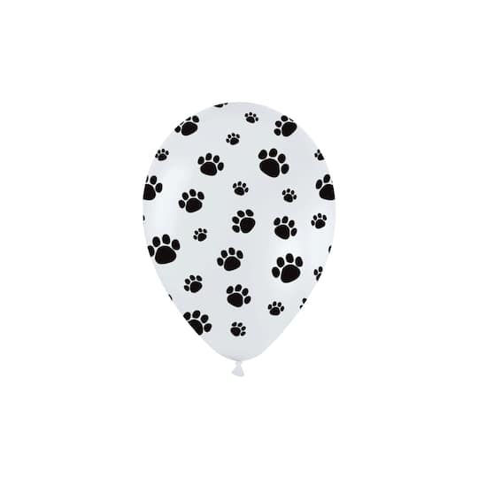 11" Paw Prints Latex Balloon